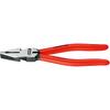 Heavy duty combination pliers with plastic coated handle type 02 01